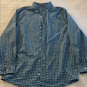 Vineyard Vines Blue and Green Checkered Shirt